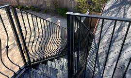 Custom Metal Railing made by SAEF in Northwest Arkansas
