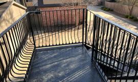 Custom Metal Railing made by SAEF in Northwest Arkansas