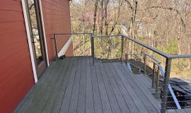Custom Metal Railing made by SAEF in Northwest Arkansas