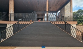Custom Metal Railing made by SAEF in Northwest Arkansas