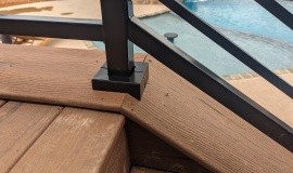 Custom Metal Railing made by SAEF in Northwest Arkansas