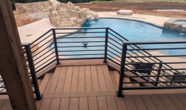Custom Metal Railing made by SAEF in Northwest Arkansas