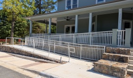 Custom Metal Railing made by SAEF in Northwest Arkansas