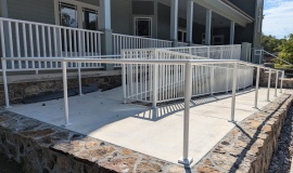 Custom Metal Railing made by SAEF in Northwest Arkansas