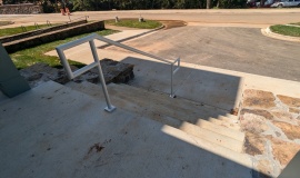 Custom Metal Railing made by SAEF in Northwest Arkansas