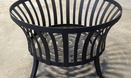 Custom Metal Firepit made by SAEF